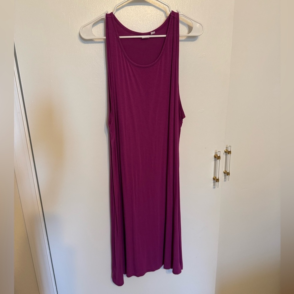 GAP XXL Hot Pink Sleeveless Swing Dress - Picture 2 of 10